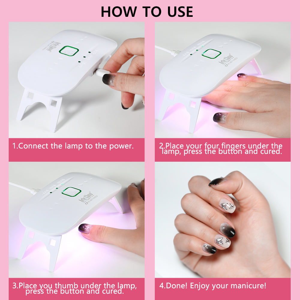 8W Mini UV/LED Nail Lamp