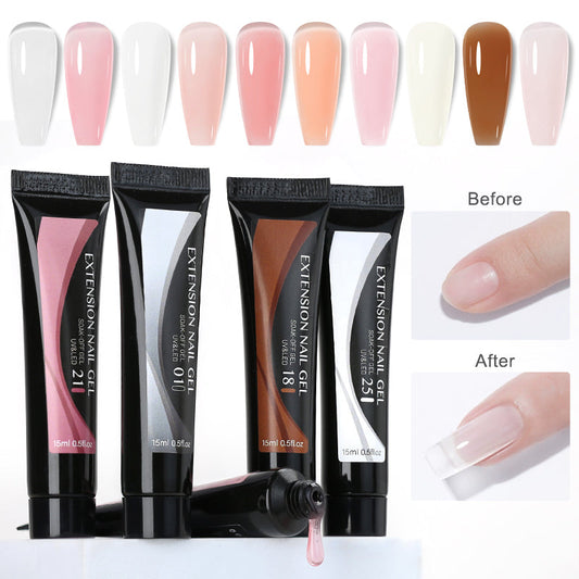 15ml Jelly Extension Poly Nail Gel Polish