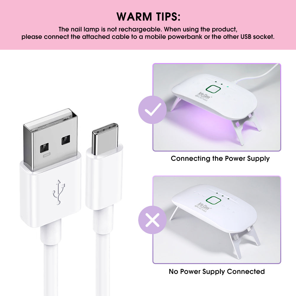 8W Mini UV/LED Nail Lamp