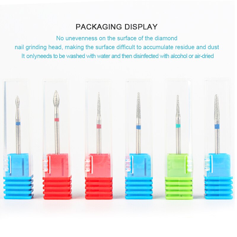 Grinding Bits Best Diamond Burrs Shank Carving Polishing UV Nails Art Tool