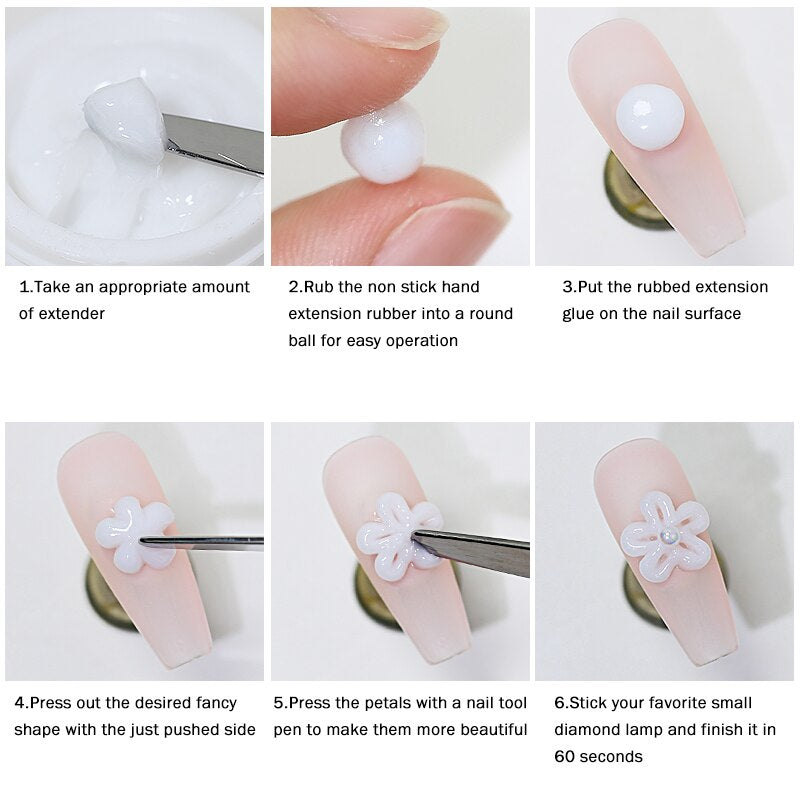 Solid Extension Gel Non-Stick Hand Gel