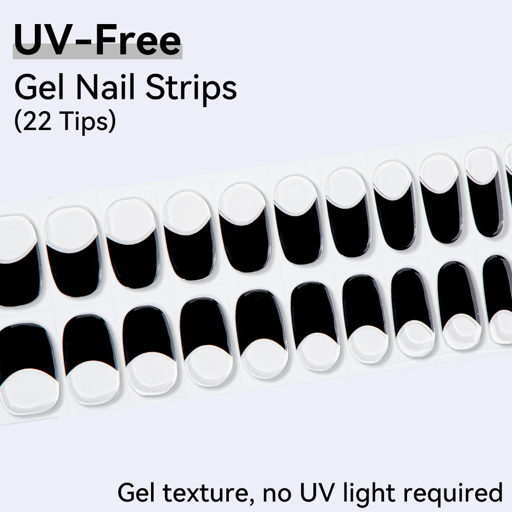 UV-Free Gel Nail Strips - Detailed Texture (Premium Edition 22 Tips)