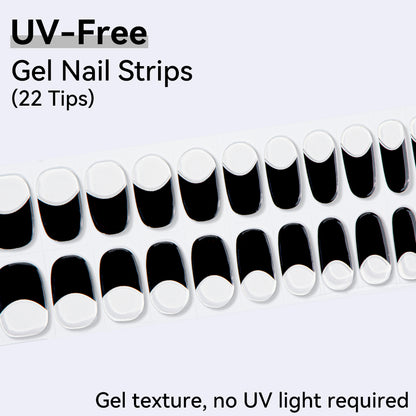 UV-Free Gel Nail Strips - Detailed Texture (Premium Edition 22 Tips)