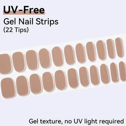 UV-Free Gel Nail Strips - Detailed Texture (Premium Edition 22 Tips)