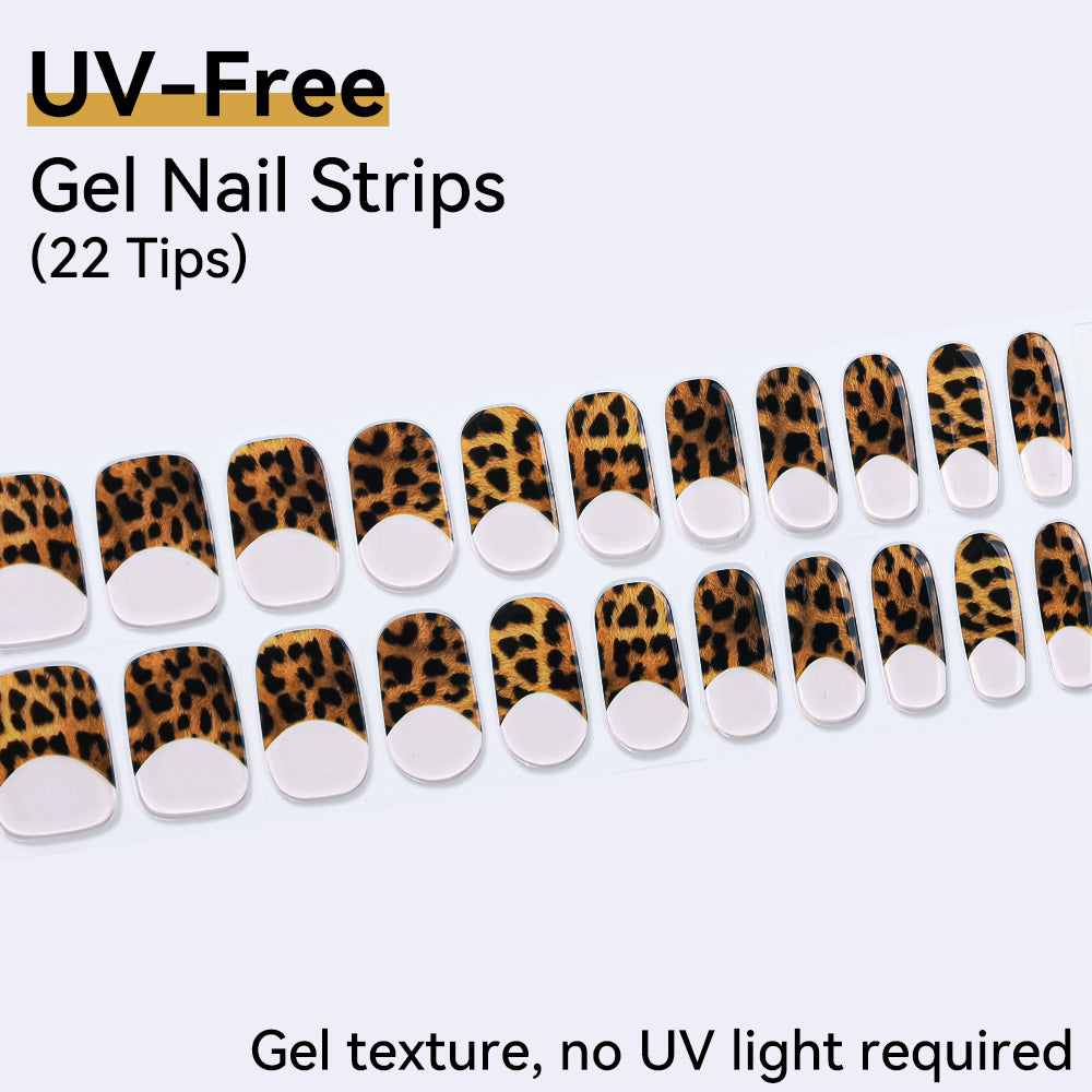 UV-Free Gel Nail Strips - Detailed Texture (Premium Edition 22 Tips)