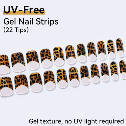 UV-Free Gel Nail Strips - Detailed Texture (Premium Edition 22 Tips)