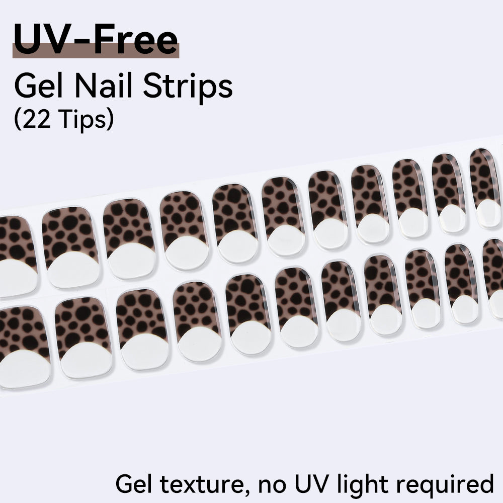 UV-Free Gel Nail Strips - Detailed Texture (Premium Edition 22 Tips)