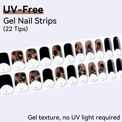 UV-Free Gel Nail Strips - Detailed Texture (Premium Edition 22 Tips)