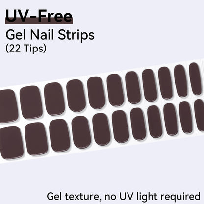 UV-Free Gel Nail Strips - Detailed Texture (Premium Edition 22 Tips)