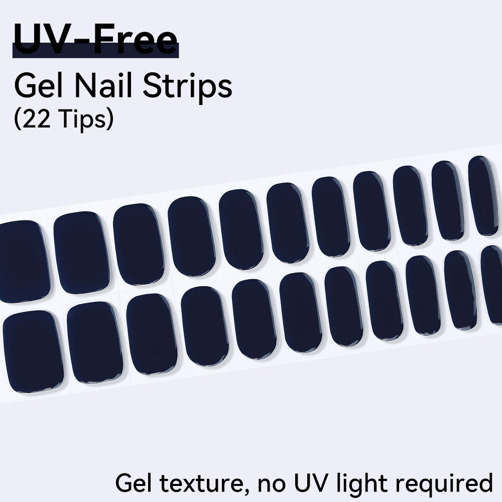 UV-Free Gel Nail Strips - Detailed Texture (Premium Edition 22 Tips)