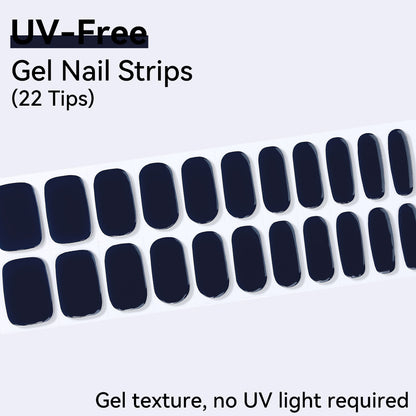 UV-Free Gel Nail Strips - Detailed Texture (Premium Edition 22 Tips)