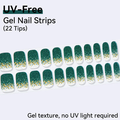 UV-Free Gel Nail Strips - Detailed Texture (Premium Edition 22 Tips)