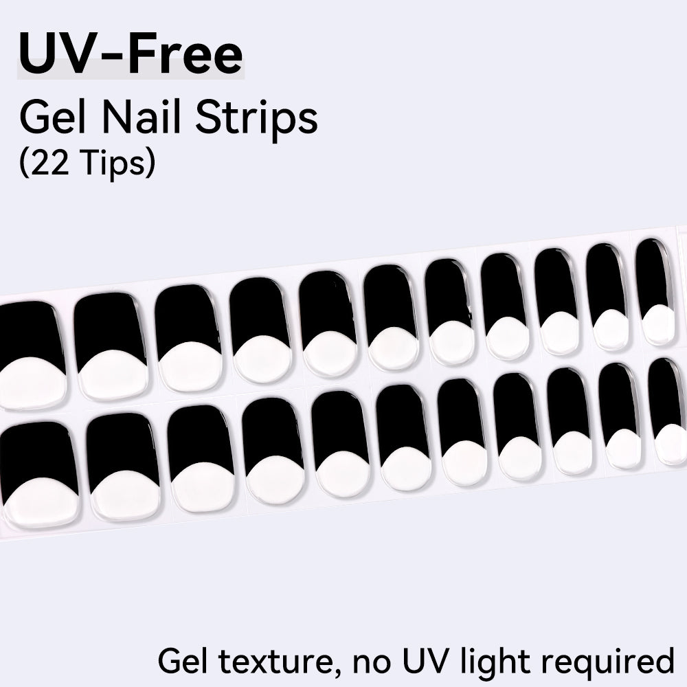 UV-Free Gel Nail Strips - Detailed Texture (Premium Edition 22 Tips)