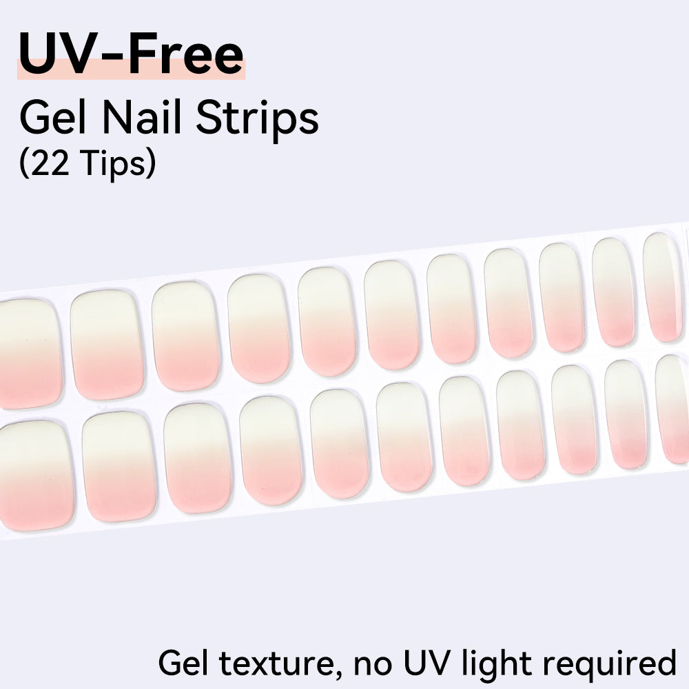 UV-Free Gel Nail Strips - Detailed Texture (Premium Edition 22 Tips)