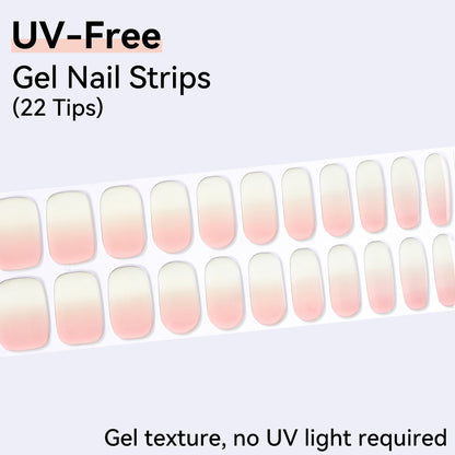 UV-Free Gel Nail Strips - Detailed Texture (Premium Edition 22 Tips)