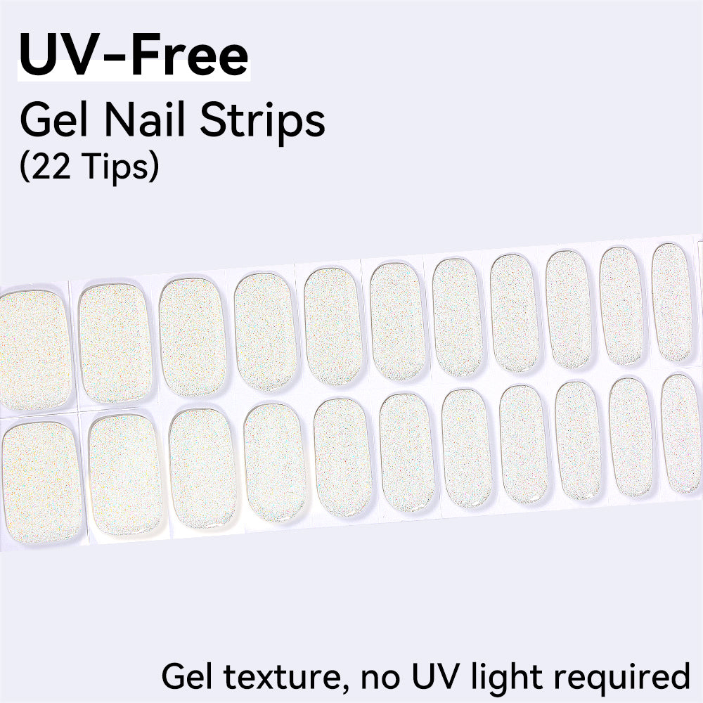 UV-Free Gel Nail Strips - Detailed Texture (Premium Edition 22 Tips)
