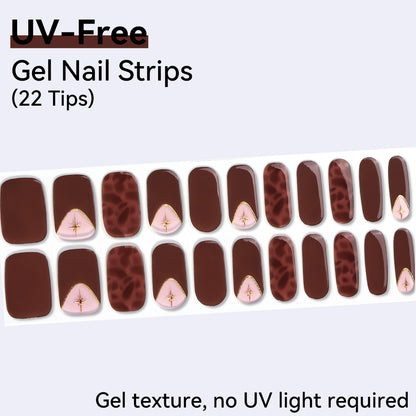 UV-Free Gel Nail Strips - Detailed Texture (Premium Edition 22 Tips)