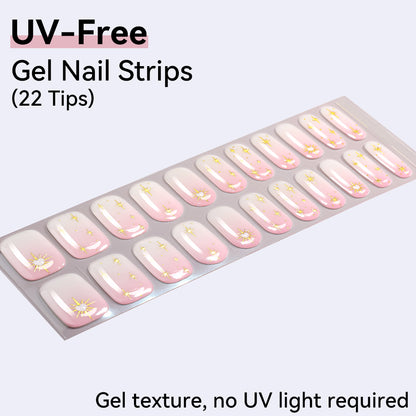 UV-Free Gel Nail Strips - Detailed Texture (Premium Edition 22 Tips)