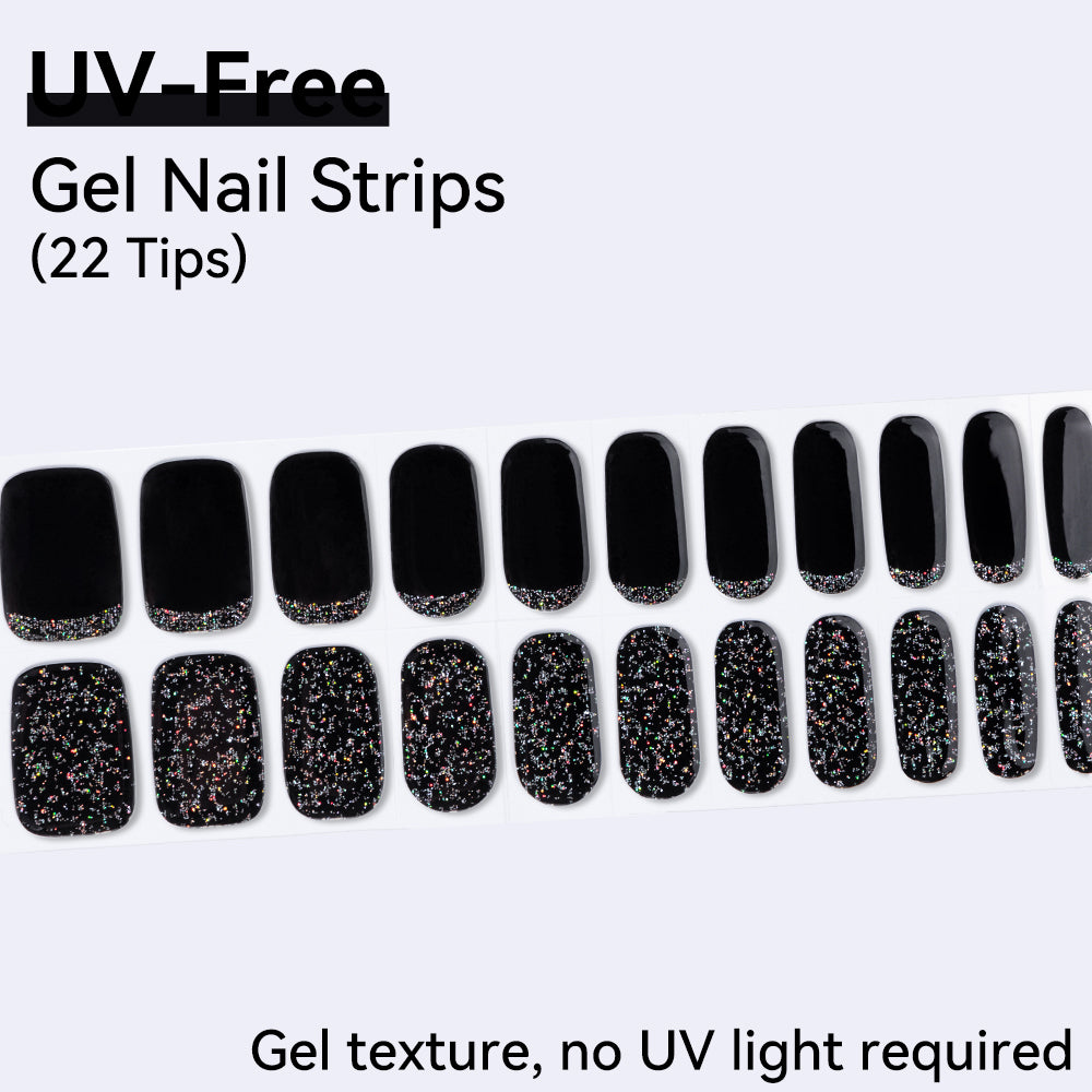 UV-Free Gel Nail Strips - Detailed Texture (Premium Edition 22 Tips)