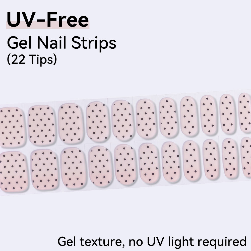 UV-Free Gel Nail Strips - Detailed Texture (Premium Edition 22 Tips)