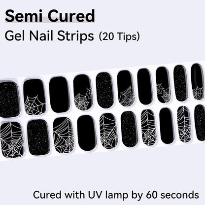Semi-Cured Gel Nail Strips - Precision Fit Series (20 Tips) - UV/LED lamp Required